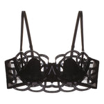 Load image into Gallery viewer, Alia Lace & Mesh Balconette Bra