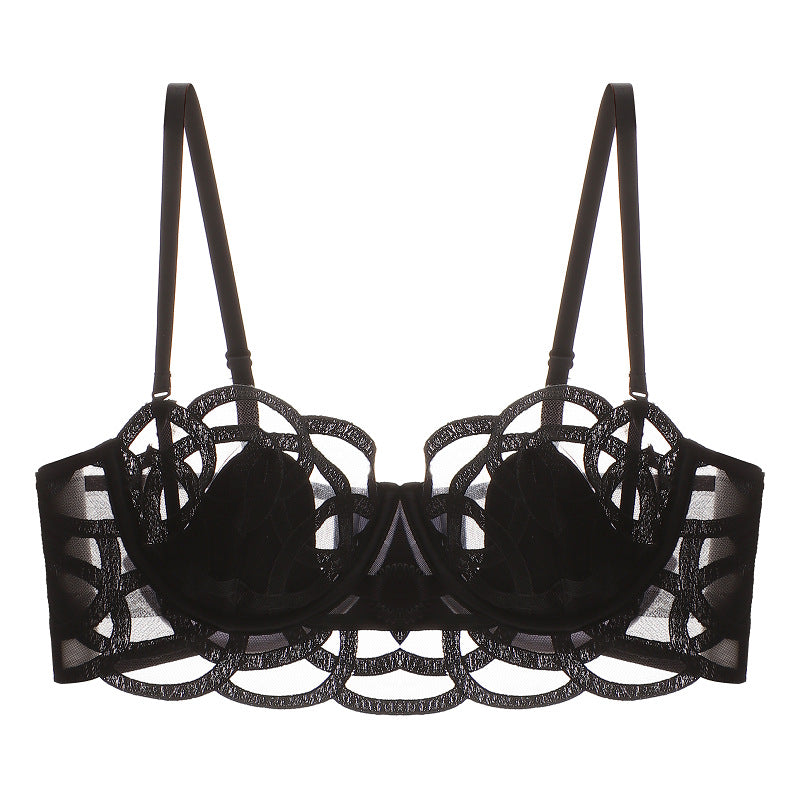 Alia Lace & Mesh Balconette Bra